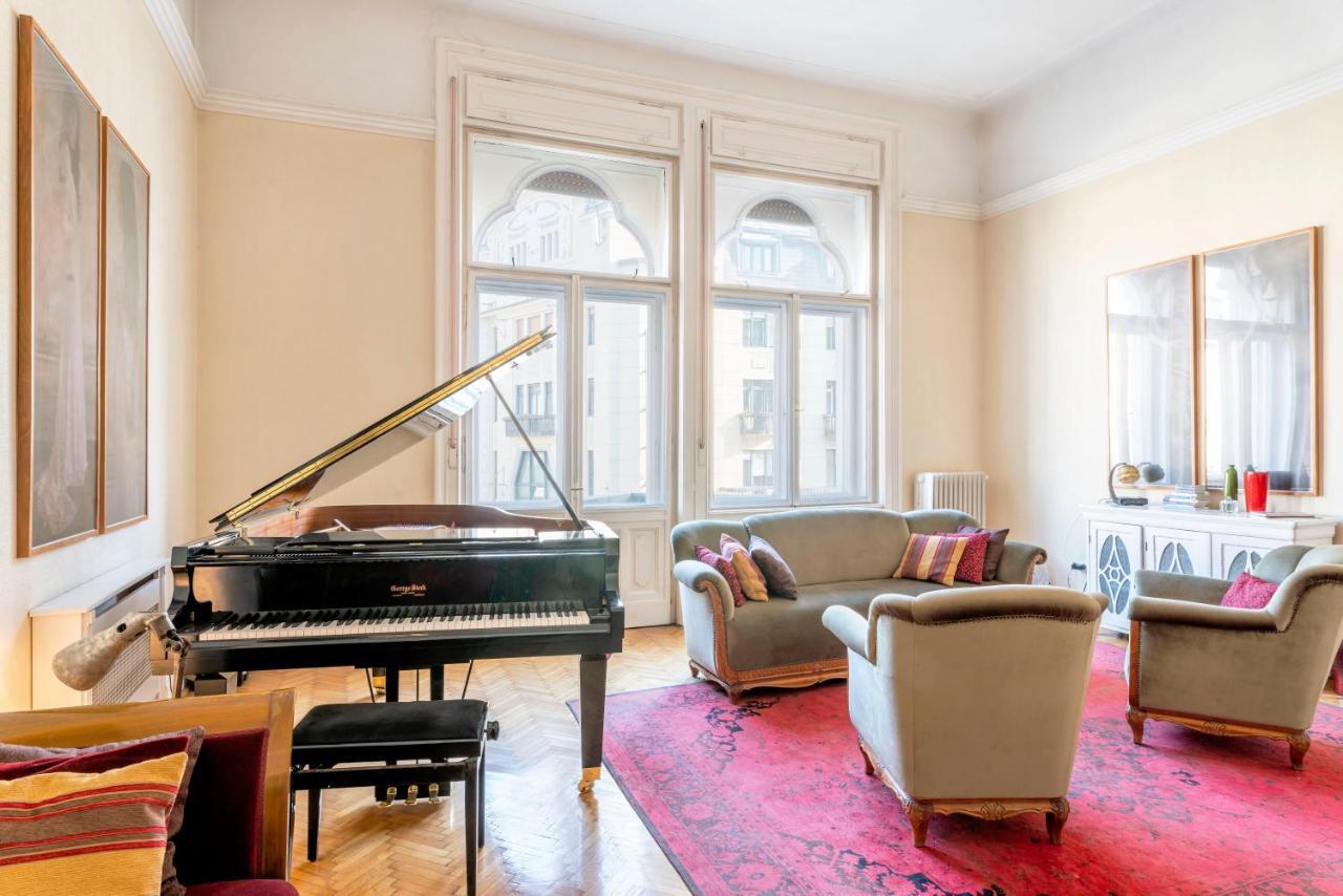 Appartement Stunning spacious art nouveau apart , grand piano à Budapest Extérieur photo